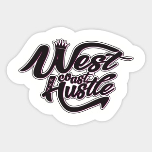 West Coast Hustle Sticker